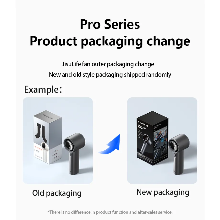 JisuLife Pro1s FA53 พัดลมพกพาไร้ใบมีด ปรับได้ 100 ระดับ แบต 5000mAh ใช้งานได้ 15 ชม.