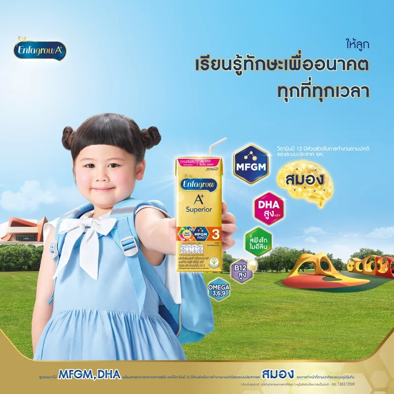 เอนฟาโกร ยูเอชที ซุพีเรียร์ สูตร 3 นมกล่อง 180 มล. (ยกลัง 96 กล่อง)